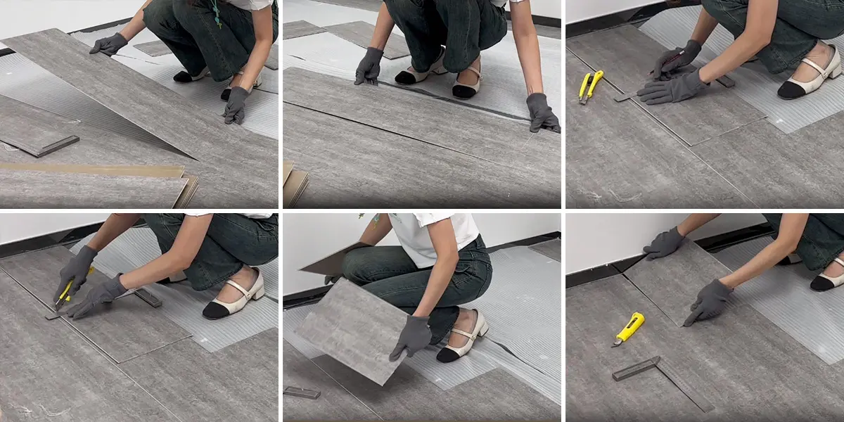 How To Install The Curved Corners Of SPC Floor?