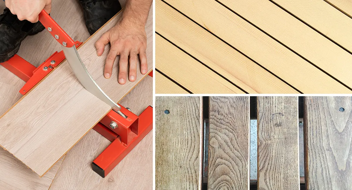 Laminate flooring & Solid wood flooring