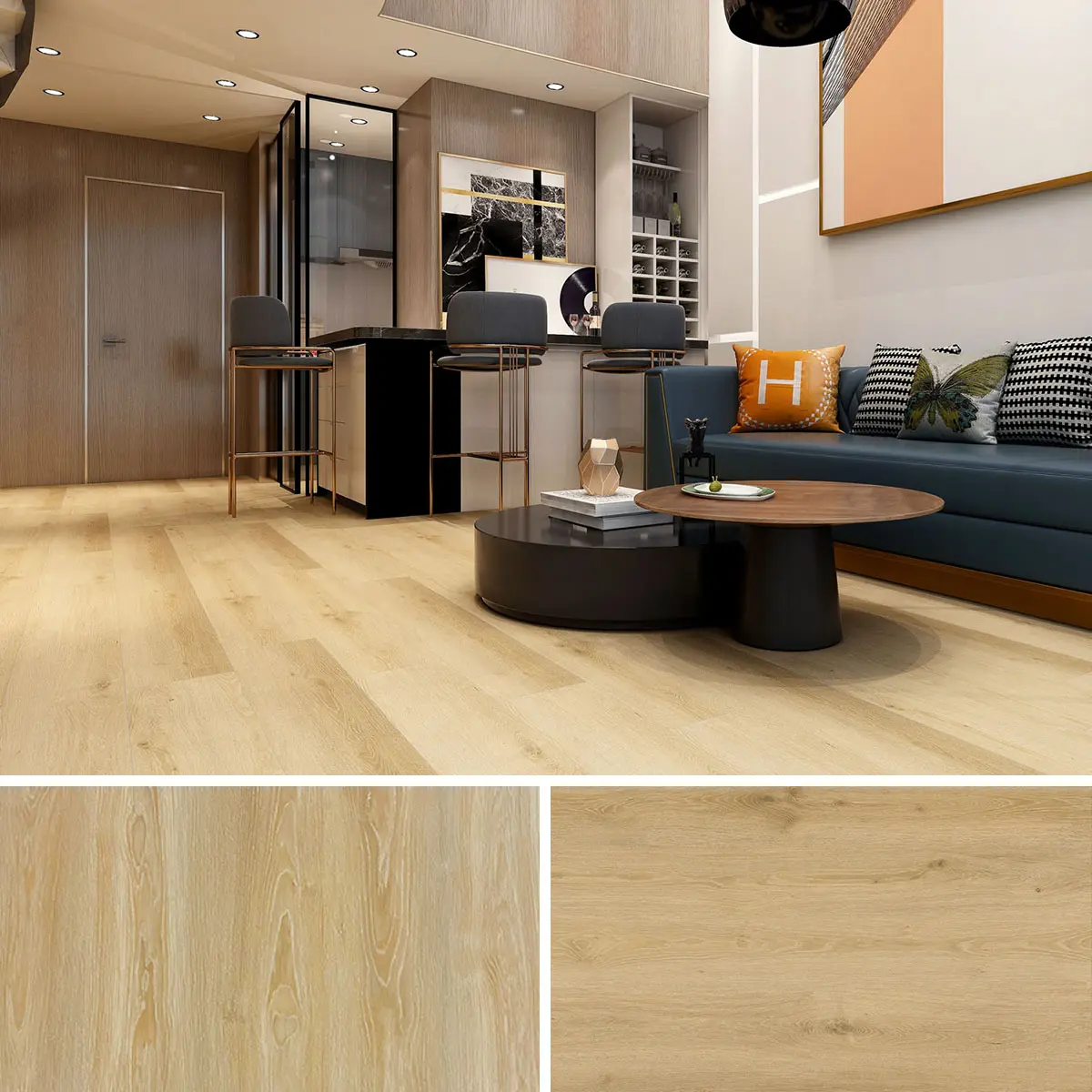 SPC Environmentally Friendly Home Flooring Application