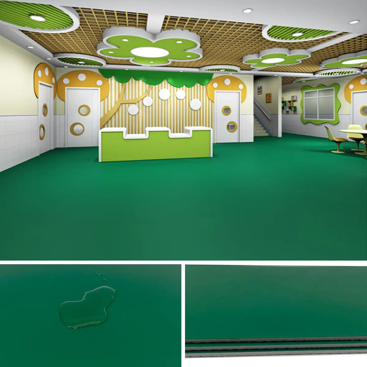 Indoor Vinyl Flooring Application