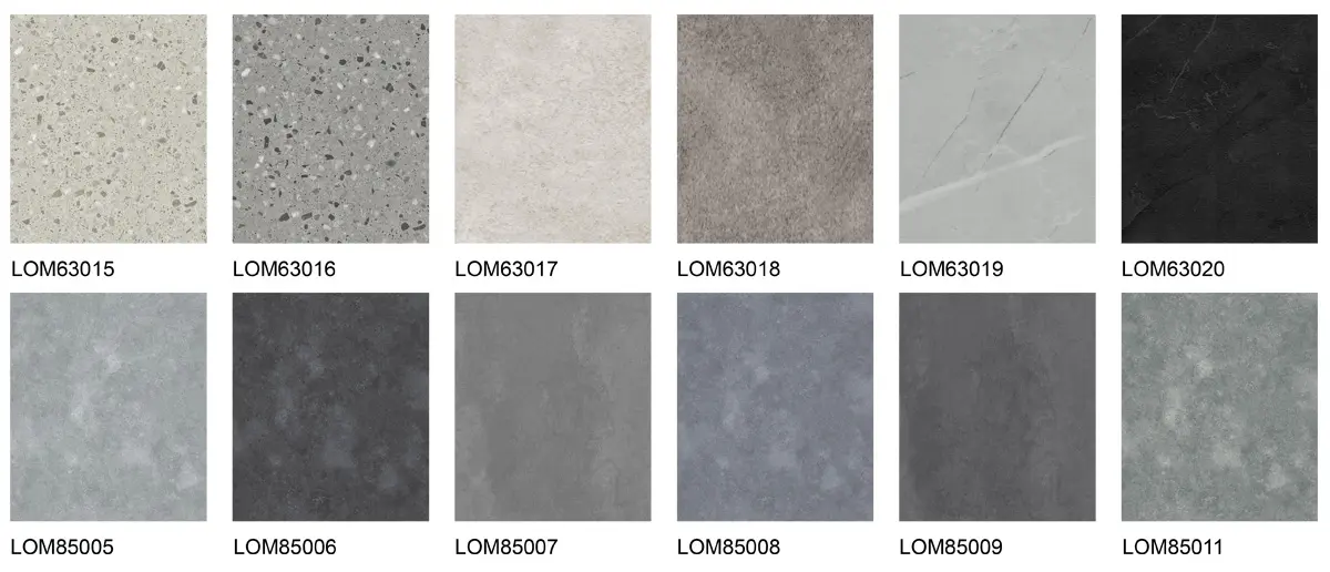 LVT Flooring Grey Tile Color 