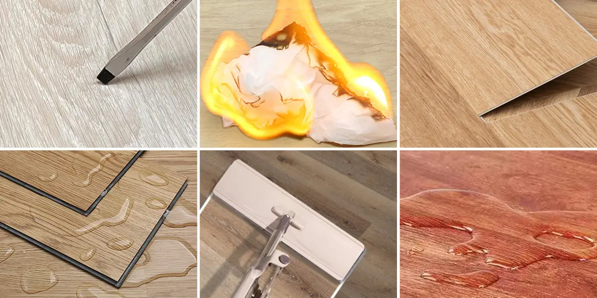 SPC Flooring Product performance Display