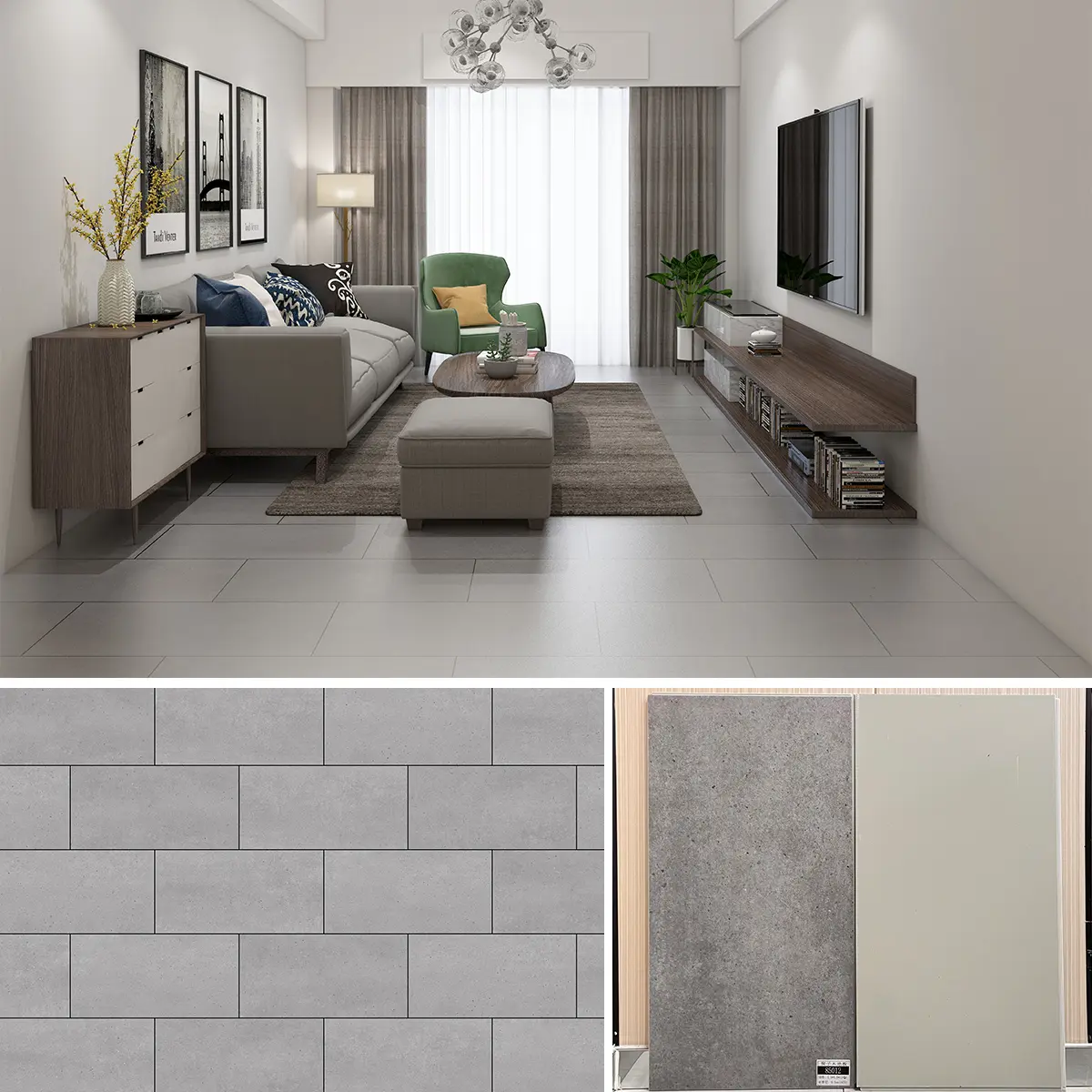 LVT Flooring Stone Look Application
