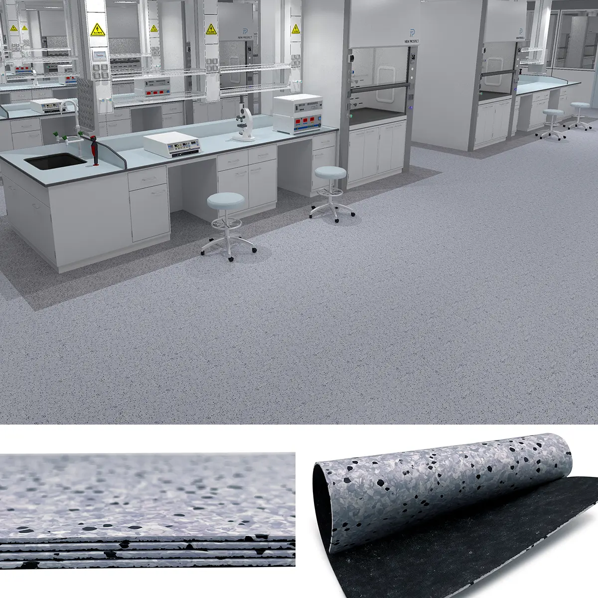 ESD Homogeneous PVC Flooring Application