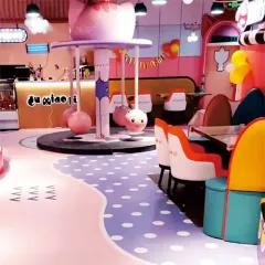 Customized Special Restaurant Flooring Design