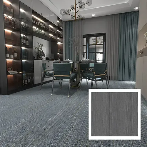 LVT Dark Carpet Floor