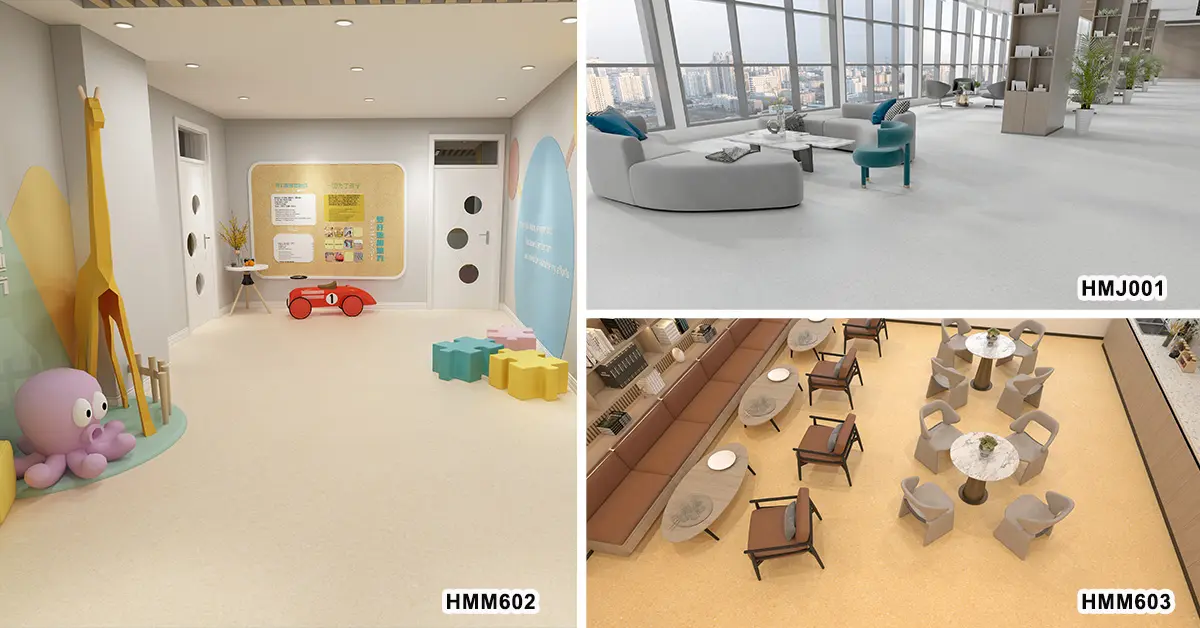 PVC homogeneous floor 