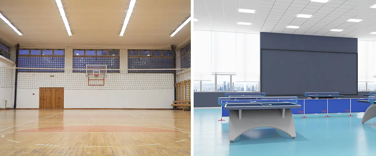 Indoor Sports Venue-Floor Display