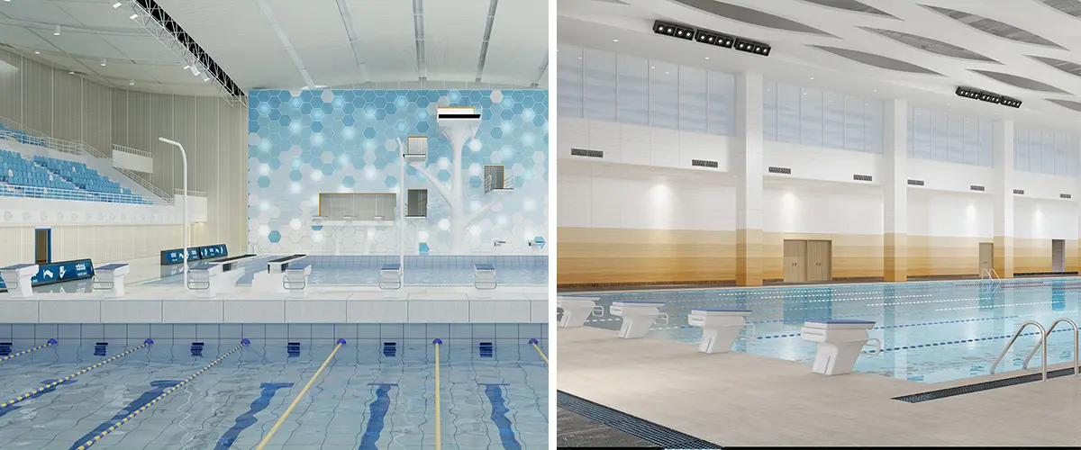 Sports venues-swimming pools