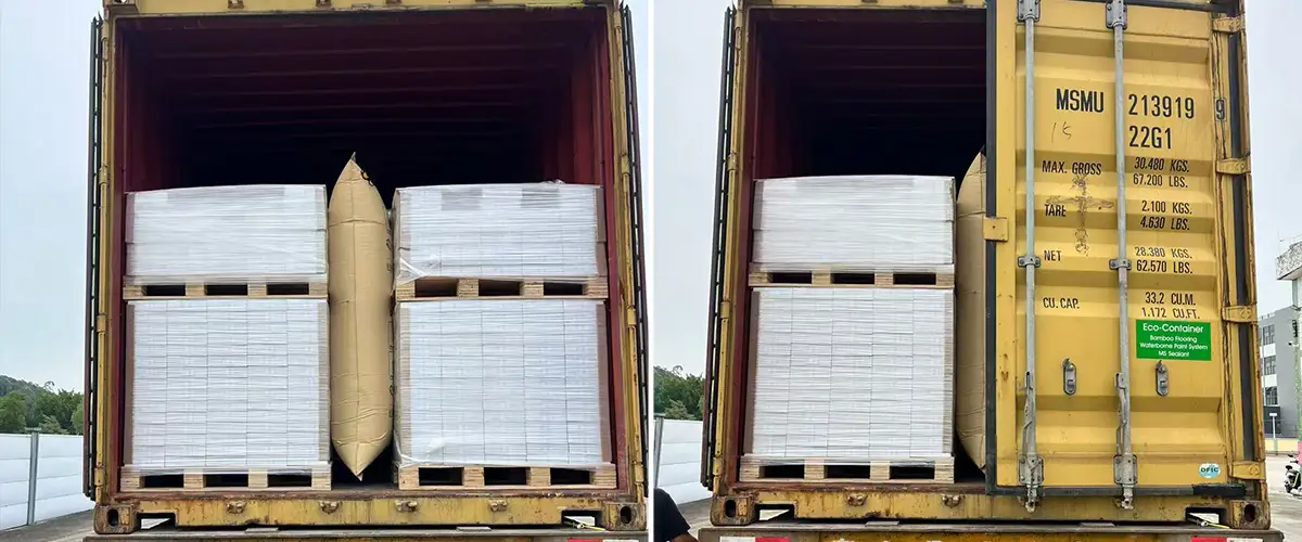 Here is an update on the loading status of our SPC flooring shipment.