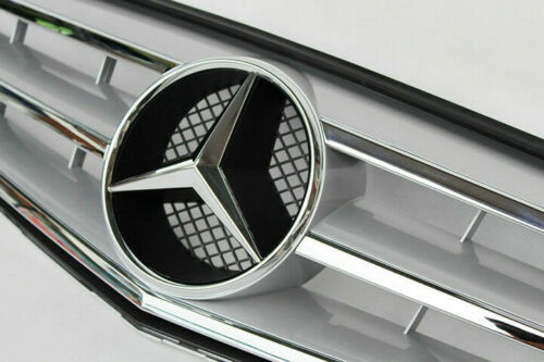 20488000239744 Chrome Silver Mercedes-Benz C Class W204 Front Grill Grille C300 C350 C250 08-14