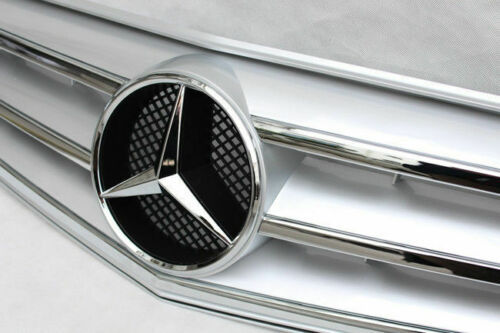 20488000239744 Chrome Silver Mercedes-Benz C Class W204 Front Grill Grille C300 C350 C250 08-14