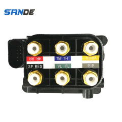 Air Suspension Compressor Valve / Solenoid Valve Block For Audi Q7 Porsche Cayenne Touareg 7L0698014