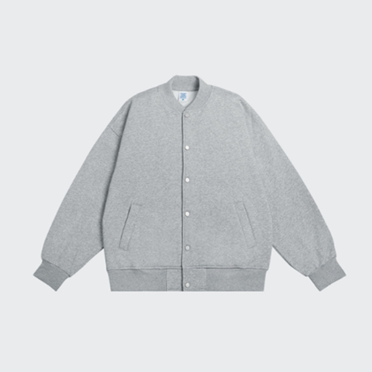 High Quality Sleeves Blank Streetwear Jackets For Men Women Custom Logo Plus Size Sweatshirt Wholesale Varsity Jacket