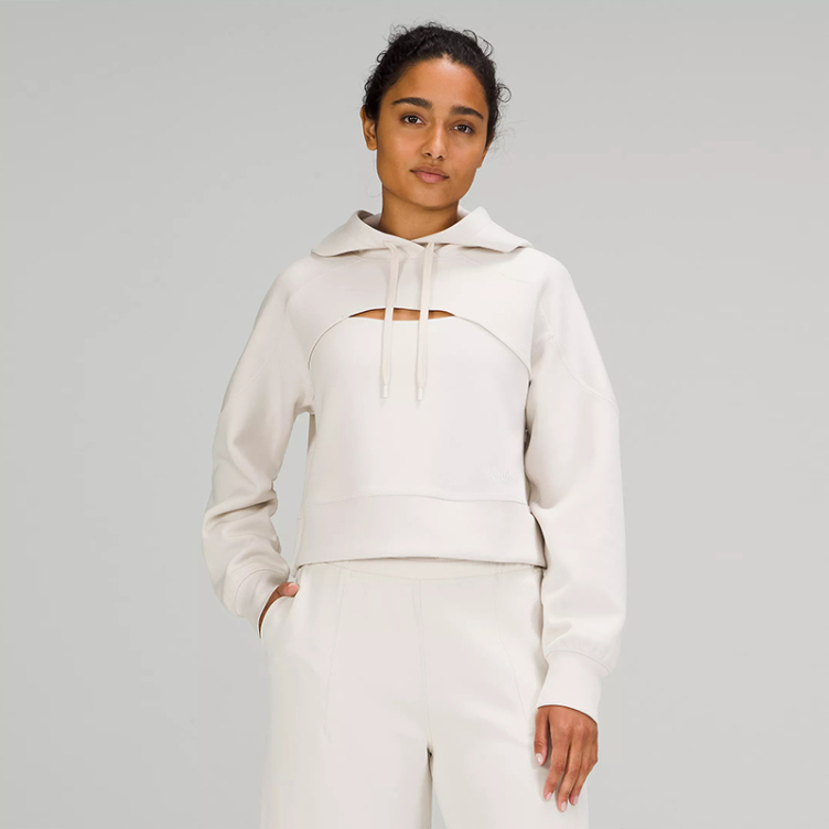 High Quality Long Sleeve Sportswear Cropped Logo Blank Top Pullover Sweatshirt Custom Women Hoodie