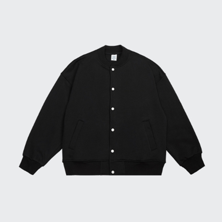 High Quality Sleeves Blank Streetwear Jackets For Men Women Custom Logo Plus Size Sweatshirt Wholesale Varsity Jacket
