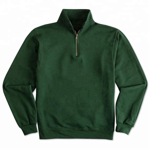 Zip Pullover Sweatshirts with custom design embroidery logo option Zip Pullover Sweatshirts with custom design embroidery logo option