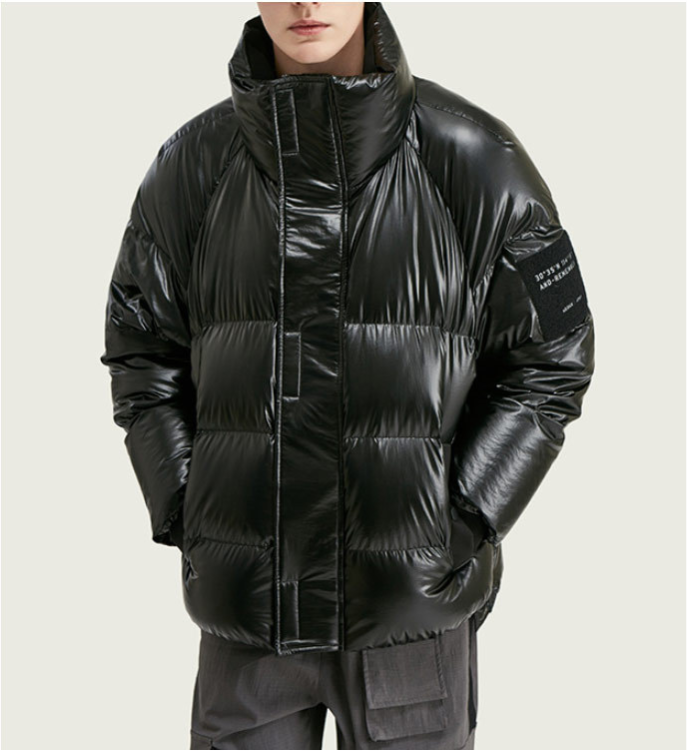 Winter High Quality Puffer Jacket Custom Logo Casual Down Jacket Coat For Men