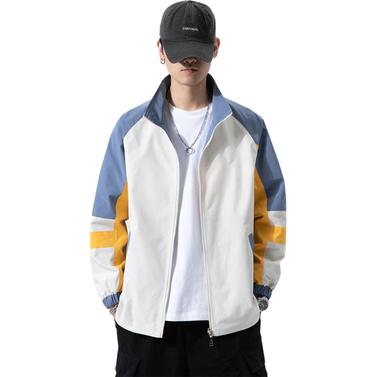 OEM Wholesale Blank Kids Men Women Cropped Crop Baseball With Collar Blue Women Custom Varsity Jackets