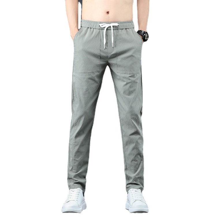 2022 Summer New Design Fashion Style Slim Fit Sport Trousers Quick-Dry Men's Casual Pants