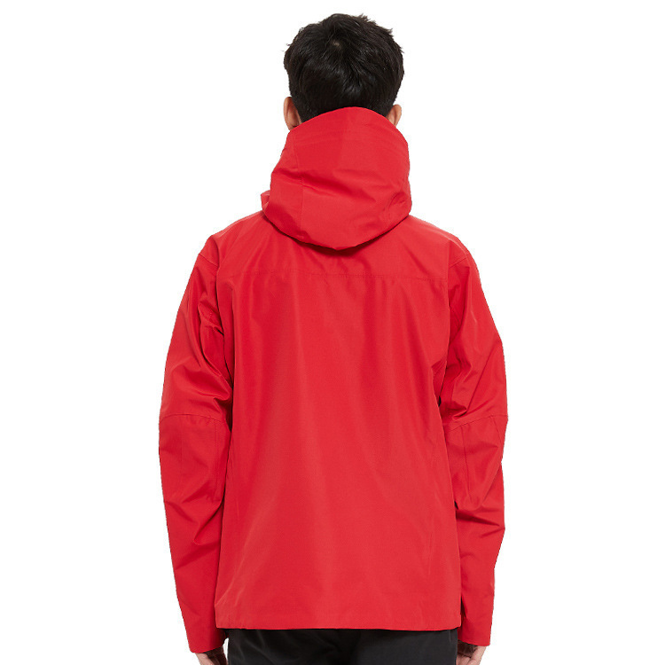 Men's Solid Color Jacket Jacket Windproof Waterproof Laminated Mountaineering Suit Single Layer Jacket