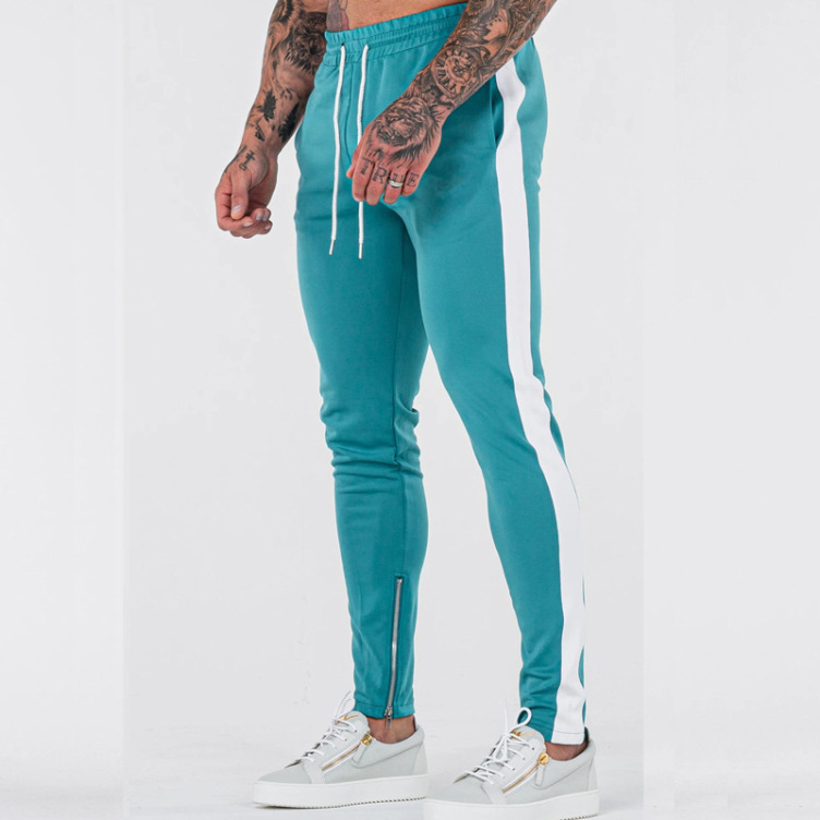 Casual Style Summer Season Men's Trousers Fit Color Matching Sport Pant
