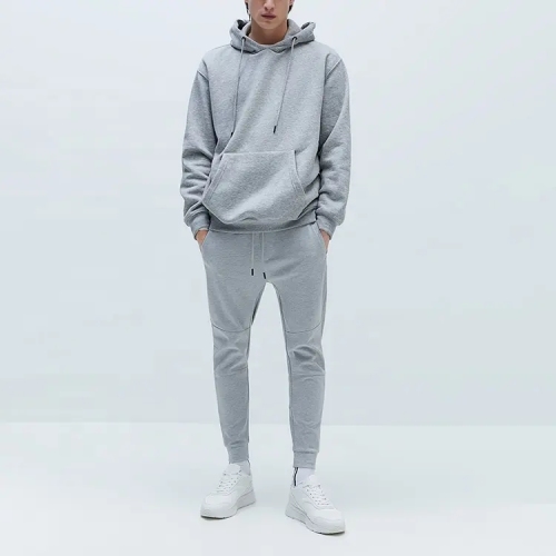 Custom Tech Fleece Sweat Suit Sports Hoodie And Jogger Two Piece Sets Men Tracksuit