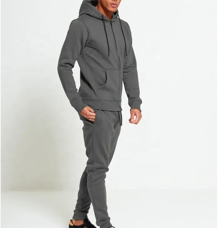 Wholesale Custom Unbranded Tech Fleece Tracksuit Two Piece Set Men Sweatsuit Tracksuits