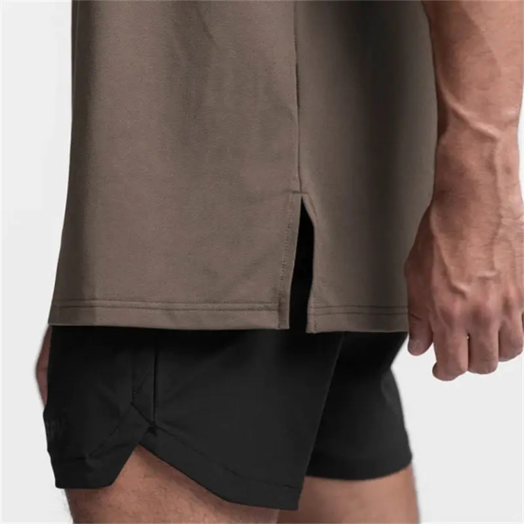 New Design Cotton Jogging Gym Loose Fit 100% Cotton Oversized Tee Shirt Short Sleeves Acid Wash Men T Shirts