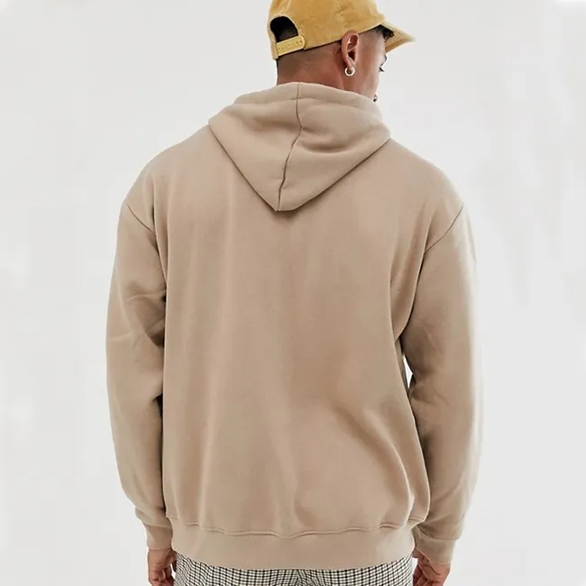 Men's High Quality Fleece Soft Cotton Fit Pullover Cheap Blank Lightweight Hoodie