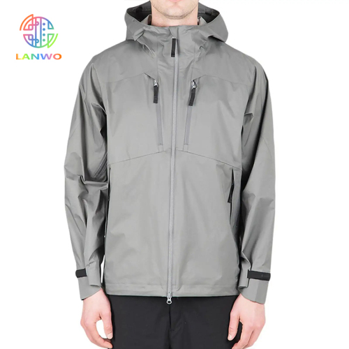 High Quality Custom Men's Waterproof Jacket Outdoor Sport Soft Shell With Hood Jacket Running Hiking Rain Men's Jackets