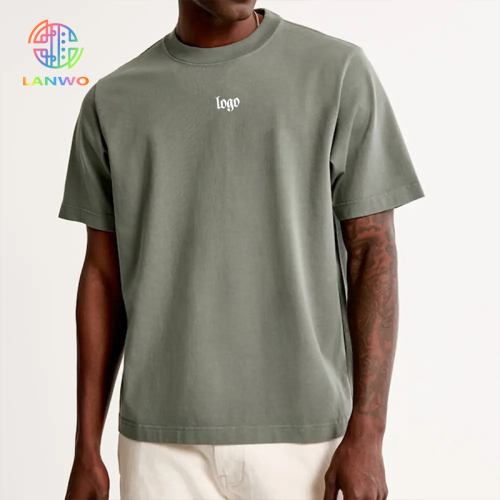 100% Polyester Gym T-shirt Custom 250gsm Oversized T Shirt Plus Size Men's T-shirts For Men 100% Cotton