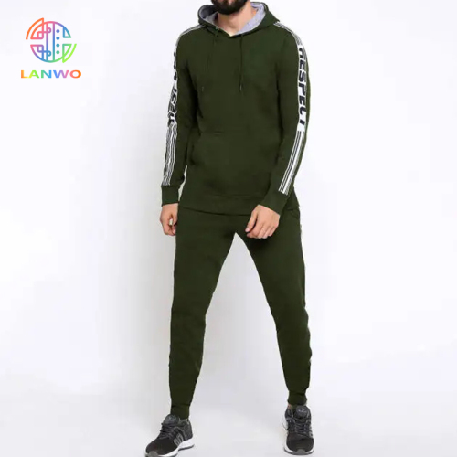 Winter Men's Track Suits Private Label Jogger Sets Tech Fleece Tracksuits Men With Pullover Hoodies Custom Embroiders Sweat Suit