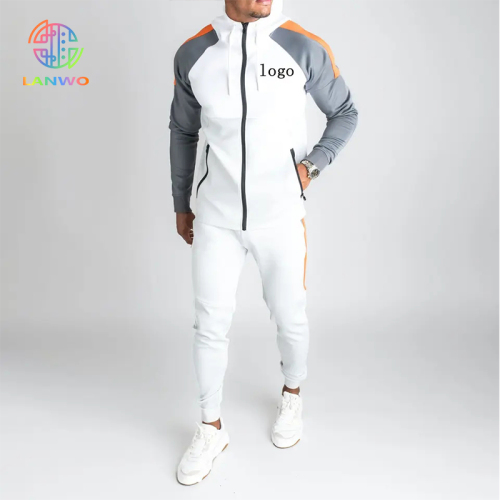 Wholesale 2023 Fashion 3 Color Track Suits Running Sport Track Suits Thin With Hoodie