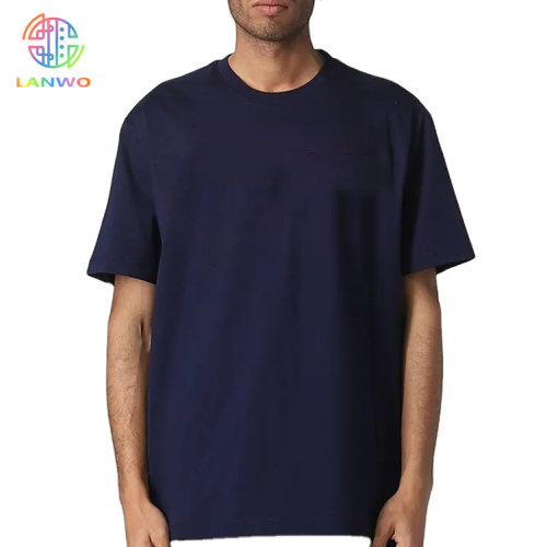 Men's 100% Cotton Blank T Shirts High Quality Oversized Casual Custom Logo Design Drop Shoulder T-shirt For Men