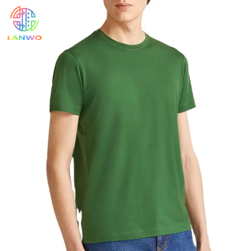 Men's 100% Cotton High Quality Custom Logo Blank T Shirts Normal Fitting Crew Neck Slim Fit T-shirts For Men