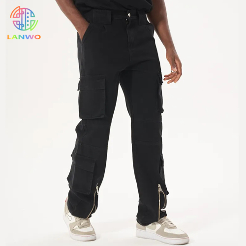 Mens Clothing Fashion Cargo Pants Streetwear Baggy Casual Techwear Pants Trousers For Men