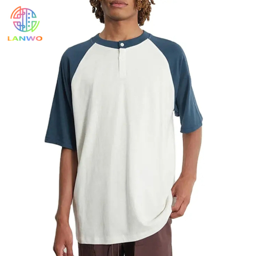 Men's Heavy Cotton Custom High Quality Logo Blank T Shirts Oversized Rib Crew Neck Plain Tee Luxury Loose T-shirts For Men