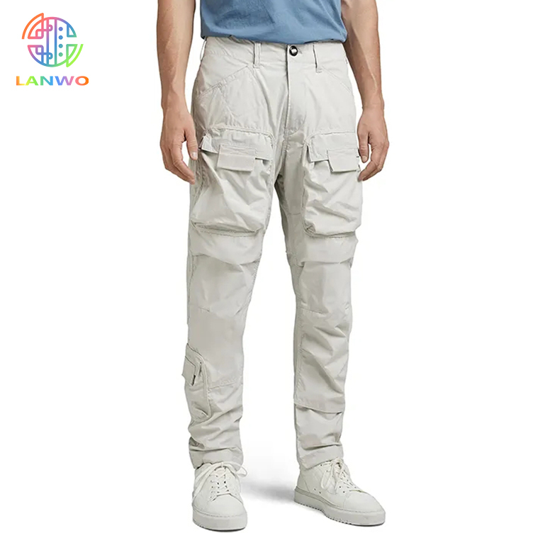 Popular Cargo Pants Oem Custom Logo Men Casual Multi-pocket Straight Pants Trousers For Men