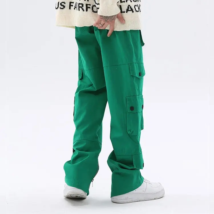 Custom Mens Tactical Cargo Pants Multi-pockets Streetwear Mens Pants Custom Factory