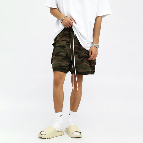 New summer men's loose camouflage casual shorts