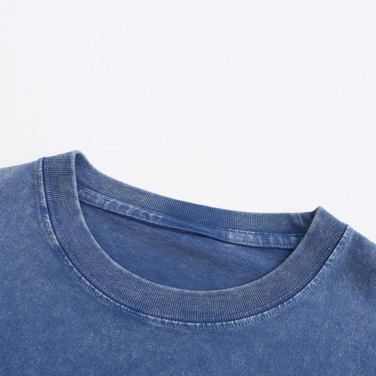 Heavyweight Blank 100% Cotton Streetwear Custom Acid Wash Oversize 250 G Vintage Acid Wash Tshirt Men