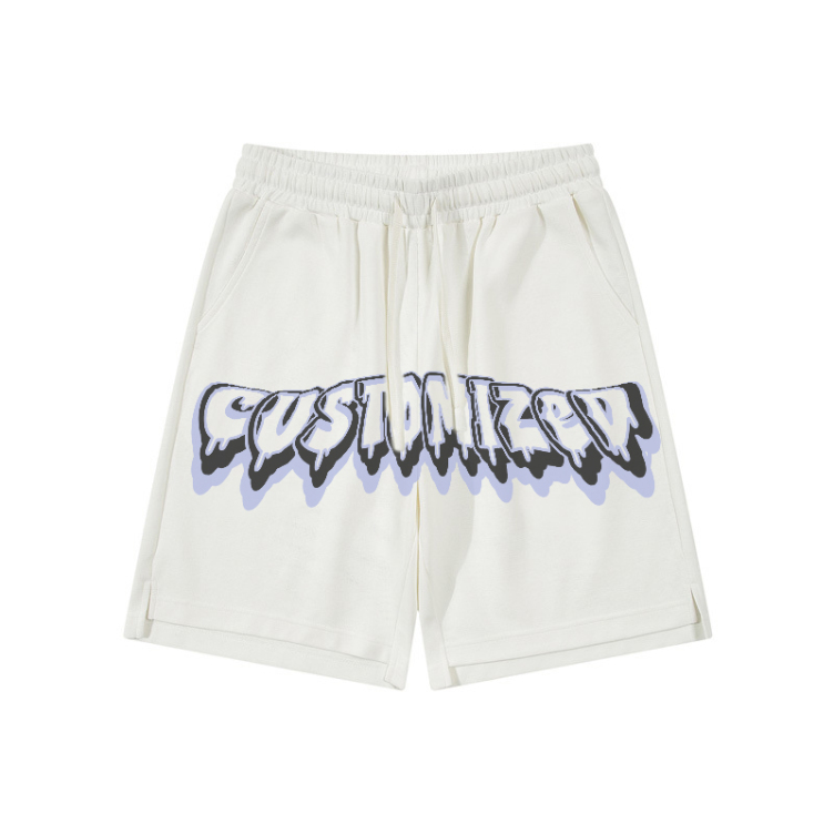 Custom Logo Gym Cotton Running Shorts