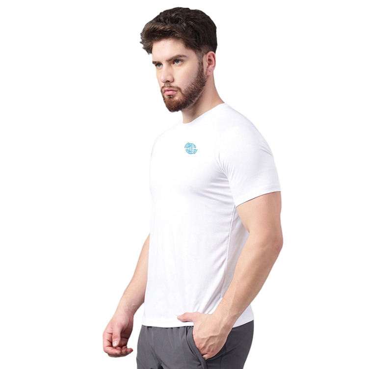 Custom Logo Running Shirt Compression Slim Fit T-Shirt Men Gym Clothing Summer Fashion Quick Dry Bodybuilding Fitness Tops Tees