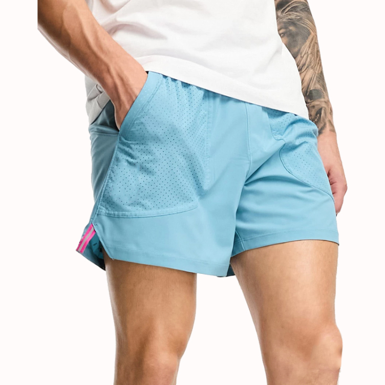Men Mesh Shorts Quick Dry Double-Sided Wear Track Shorts Blank Custom Logo Sport Gym Shorts For Men