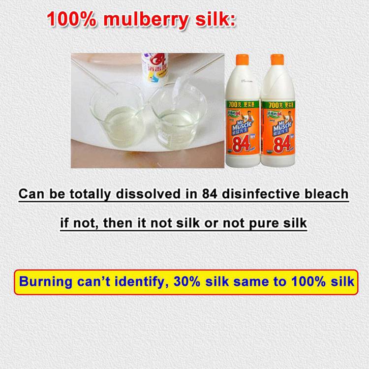 How to identify authentic silk?