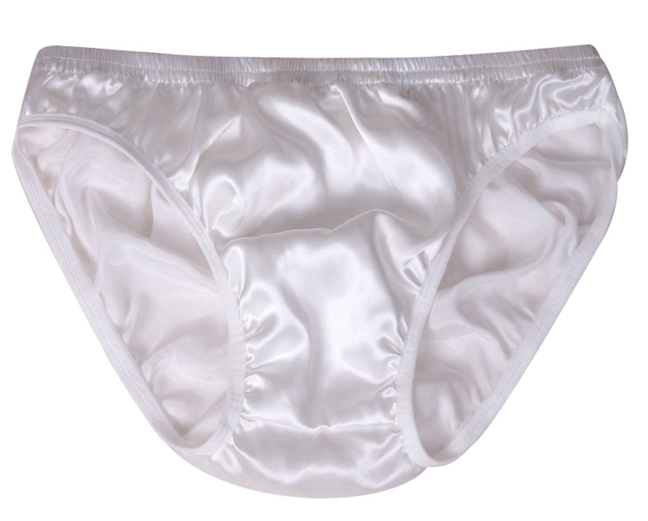 Men's Pure Mulberry Silk Charmeuse Briefs