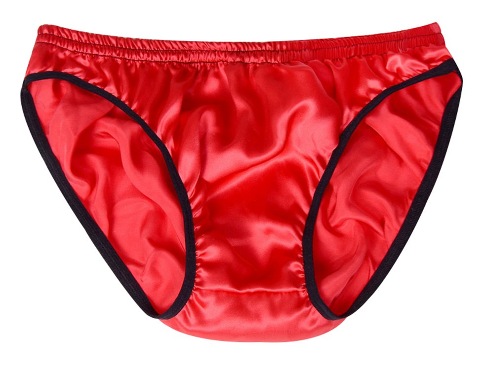 Men's Pure Mulberry Silk Charmeuse Briefs
