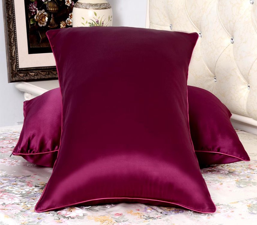 19 Momme 100% Mulberry Silk Pillowcase Zipper Closure