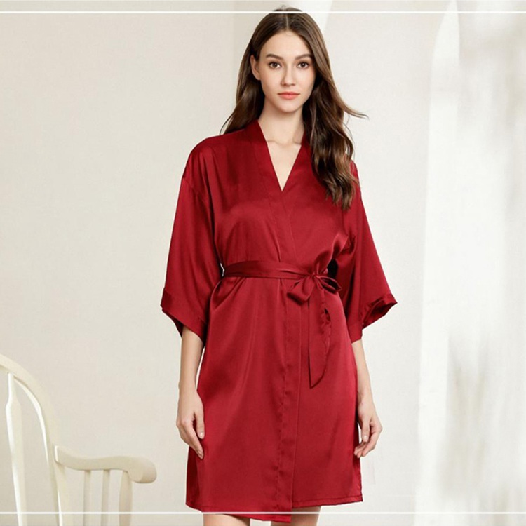 Women's Silk Drop Shoulder Kimono